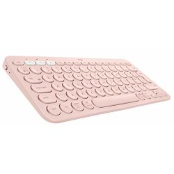 Tipkovnica LOGITECH K380 BT bežična, USB roza