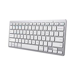 Tipkovnica TRUST Basics 24651, bežična, Bluetooth, US, srebrna