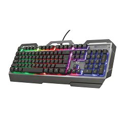 Tipkovnica TRUST GXT856 TORAC (gaming, membranska, RGB osvjetljenje crna)