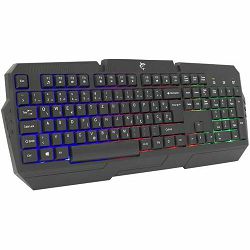 Tipkovnica WHITE SHARK DAKOTA GK-2105 HR (gaming, membranska, LED crna)