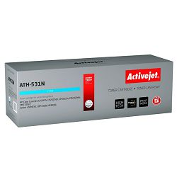 Toner ACTIVEJET ATH-531N (zamjena za HP 304A CC531A, Canon CRG-718C, Supreme, 3200 stranica) cijan