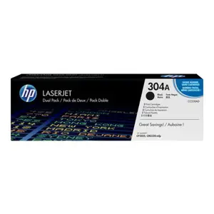 Toner HP 304A crna boja - original - LaserJet - 2-pack