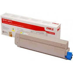 Toner OKI za MC873, žuta, 10k
