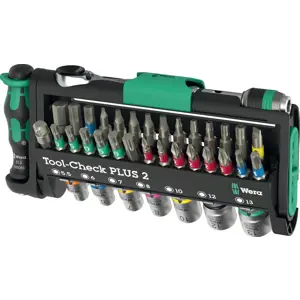 TOOL-CHECK PLUS TOOL SET 39 PIECES