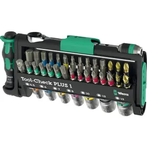 TOOL-CHECK PLUS tool set, 39 pieces