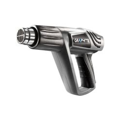 Toplinska pištolj GRAPHITE 2000W (raspon temperature: I: 25°C, II: 350°C, III: 550°C, dolazi u koferu)