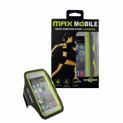 Torbica na ruku MAXMOBILE ARMBAND LYCRA Vel.3XL Sam.S22+/S23+//Iph14+.. sivo-zelena