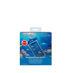 Vodootporna torbica za mobitel CELLY, univerzalna, IPX8, do 7", plava