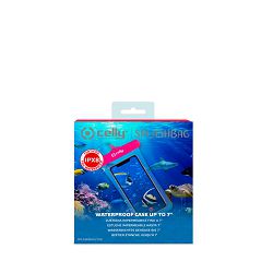Vodootporna torbica za mobitel CELLY, univerzalna, IPX8, do 7", roza
