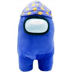 Igračka YUME Among Us Official 12" Plush With Accessory Blue With Wizard Hat