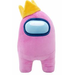 Igračka YUME Among Us Official 12" Plush With Accessory Pink With Crown