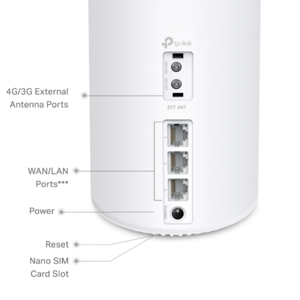 TP-LINK Deco X10-4G (1 pack) home Mesh 4G+ WiFi 6