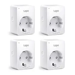 TP-Link Funksteckdosen Tapo P100 Mini Smart Wi-Fi Socket 4er