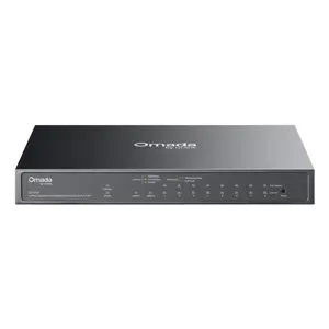 TP-Link Omada ES210GP network switch Managed L2 Gigabit Ethernet (10/100/1000) Power over Ethernet (PoE) DIN rail Black