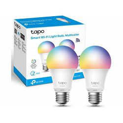 TP-Link Tapo L530E Smart Wi-Fi Light Bulb, Multicolor, 2.4 GHz, IEEE 802.11b/g/n, E27 Base, 220–240 V, 50/60 Hz, 2,500 K – 6,500 K, Multicolor, No Hub Required, Voice Control (works with Amazon Alexa 