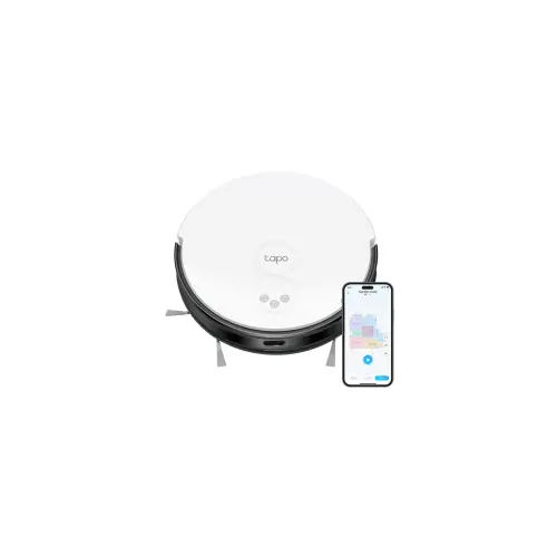 TP-Link Tapo RV20 Mop robotski usisivač i perač, LiDAR + Gyro Navigation, 2600 mAh, 400 ml Dustbin, 300ml Water Tank, WiFi/Bluetooth, Home/Alexa, Tapo APP