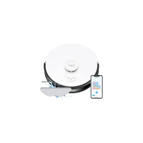 TP-Link Tapo RV30 robotski usisivač i perač, LiDAR+Gyro Navigation, 5000 mAh, 400ml Dustbin, 300ml Water Tank, WiFi/Bluetooth, Home/Alexa, Tapo APP
