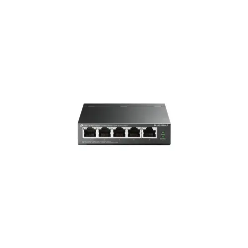 Mrežni prekidač TP-LINK TL-SG1005LP (Nekontrolirani Gigabit Ethernet (10/100/1000), Power over Ethernet (PoE), Crna)