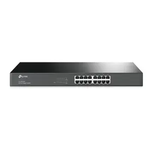 TP-Link TL-SG1016 network switch Unmanaged Gigabit Ethernet (10/100/1000) 1U Black