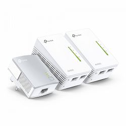 Set za pojačavanje Wi-Fi signala preko mreže TP-LINK TL-WPA4220 TKIT (600Mbps, 3 komada)