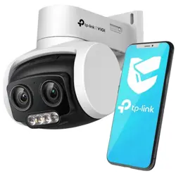 TP-LINK VIGI C540V VIGI 4MP Outdoor Full-Color Dual-Lens Varifocal Pan Tilt Network Camera TP-LINK
