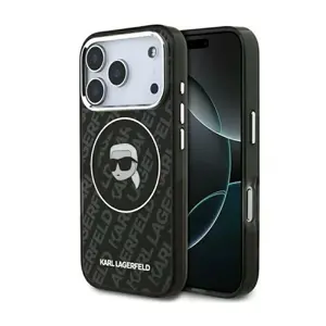 TPU Karl Lagerfeld maska za iPhone 17 Pro KLHMP17LHMKBKHOK
