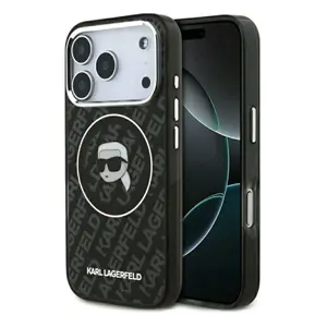 TPU Karl Lagerfeld maska za iPhone 17 Pro Max KLHMP17XHMKBKHOK