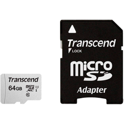 Transcend 64GB UHS-I U1, A1 microSD with Adapter, EAN: 760557842088