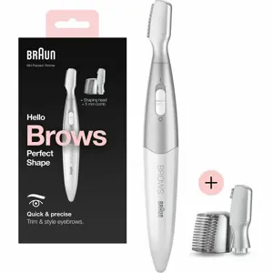 Trimer za obrve BRAUN FG1106 (baterijski, precizna glava, oblikovanje obrva, bijeli)