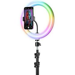 Svjetlosni prsten sa stalkom CELLULARLINE SELFIE RING PRO Multicolor