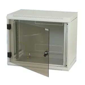 Triton 19" Rack Wall-mount 15U/500 glass door Wall mounted rack Grey