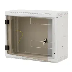 Triton 19" Rack Wall-mount 4U/295 glass door Wall mounted rack Grey
