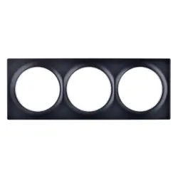 Trostruka ukrasna okvirna ploča FIBARO FG-Wx-PP-0004-8 (antracit)