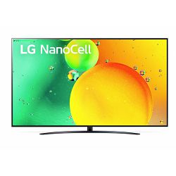 TV LG NanoCell 75NANO763QA (189 cm, 4K UHD, HDR10 Pro, Smart TV, DVB-T2/C/S2)