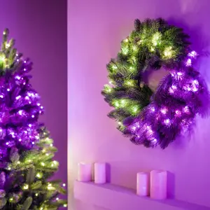twinkly-pre-lit-wreath-50-rgb-led-green-wire-plug-type-c-96297-oswtwkolc0061.webp