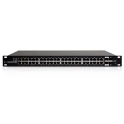 Mrežni prekidač UBIQUITI ES-48-500W (Upravljani L2/L3 Gigabit Ethernet (10/100/1000), Power over Ethernet (PoE), 1U, Crna)