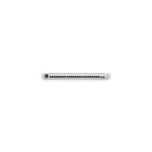 Mrežni prekidač UBIQUITI UniFi 24xRJ45 10G/2xSFP28 25G Managed 19" Rack-Mountable, 1.3" Touchscreen (upravljiv, montaža na stalak 19", 1.3" dodirni zaslon)