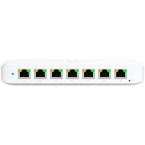 Ubiquiti USW-Ultra-60W Layer 2, 8-port GbE PoE switch: 7x GbE PoE+ output ports, GbE port with optional PoE++ input