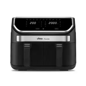 Ufesa Digital Dual Pan Air Fryer 9L Thunder 1700W
