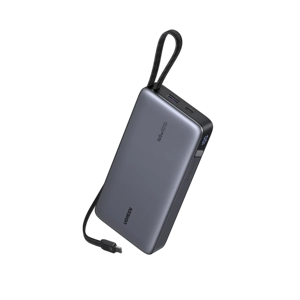 Ugreen 165W 25000mAh prenosna baterija z vgrajenim kablom
