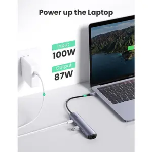 UGREEN 5 in 1 USB-C Hub, USB 3.0 A+HDMI+RJ45+PD - box