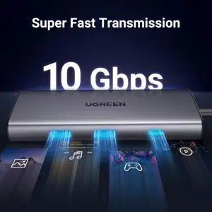 Ugreen 7in1 USB-C Hub (10Gbps USB 3.2, 4K@30Hz HDMI)