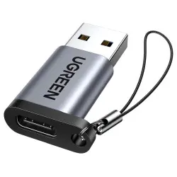 UGREEN adapter, USB 3.0 A (M) na USB-C 3.1 (Ž), sivi