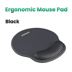 Ugreen Ergonomic Mouse Pad with Wrist Rest - Black