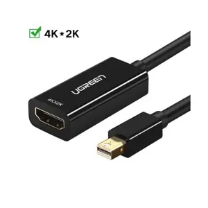 Ugreen Mini DisplayPort to HDMI (F) 4K Black - Box Adapter