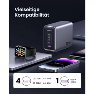 Ugreen Nexnode 300W GaN II 5-port USB charger - box