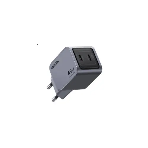 UGREEN Nexode Pro, 45W, 2x USB-C, GaN, sivi
