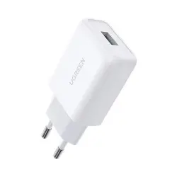 UGREEN punjač, 18W, USB-A QC 3.0, QC3.0/FCP, bijeli
