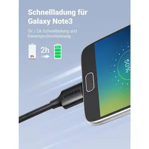 Ugreen USB 3.0 cable USB A to Micro B, 0.5 m.