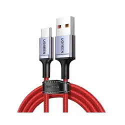 UGREEN USB-C (M) na USB 2.0 A (M) 6A, supercharge, crveni, 1m